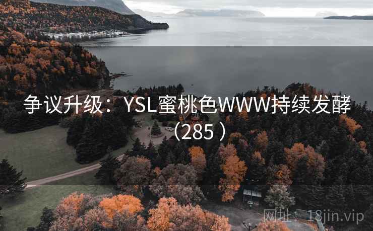 争议升级：YSL蜜桃色WWW持续发酵（285 ）  第2张
